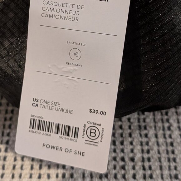 Athleta Hat with Adjustable Snapback, OS NWT - Picture 2 of 4